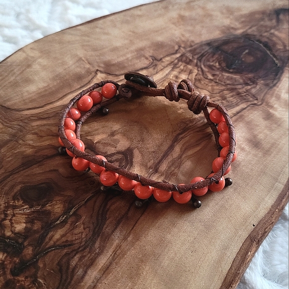 OOAK Handmade Stone Bracelet - Picture 1 of 4